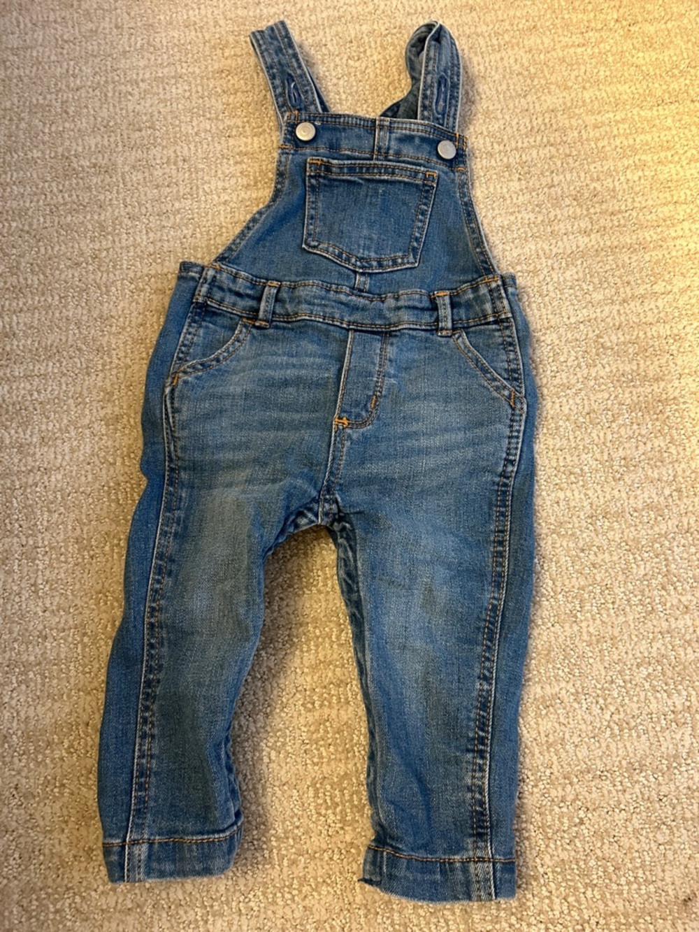 Baby denim overalls